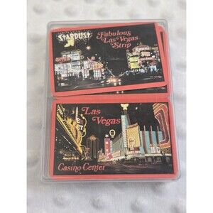 Stardust Las Vegas Casino Playing Cards Vintage 2 Decks Decks Casino Souvenir